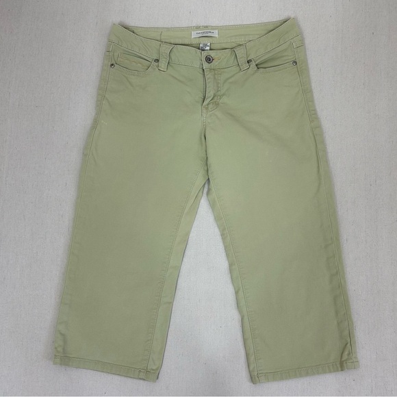 Christopher Blue Denim - Christopher Blue Vintage Green Vintage Cropped Jeans